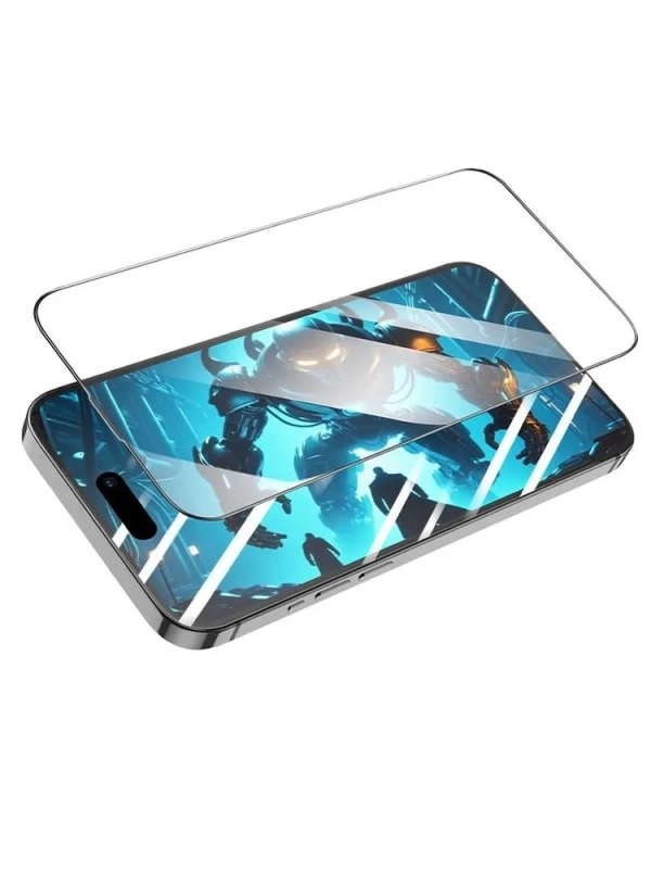 Защитное стекло для iPhone 16 Pro закаленное, сверхпрочное