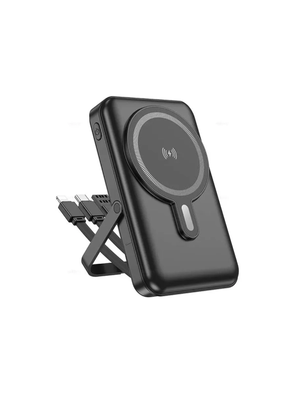 Внешний аккумулятор BJ67 с MagSafe и подставкой 10000 mAh Внешний аккумулятор BJ67 с MagSafe и подставкой 10000 mAh