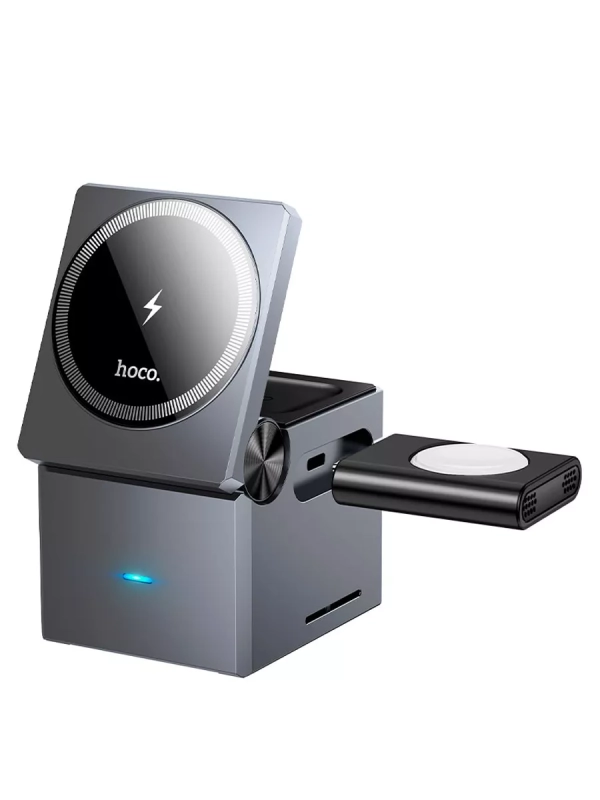 Беспроводная зарядная станция HOCO CQ8 3 в 1 Беспроводная зарядная станция HOCO CQ8 3 в 1