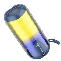 Портативная колонка BOROFONE BR33 (Bluetooth/USB/TF/AUX/светящаяся/5Вт) синяя
