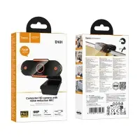 Web-камера веб камера с микрофоном HOCO D101 720P 1MP USB 2.0 черная