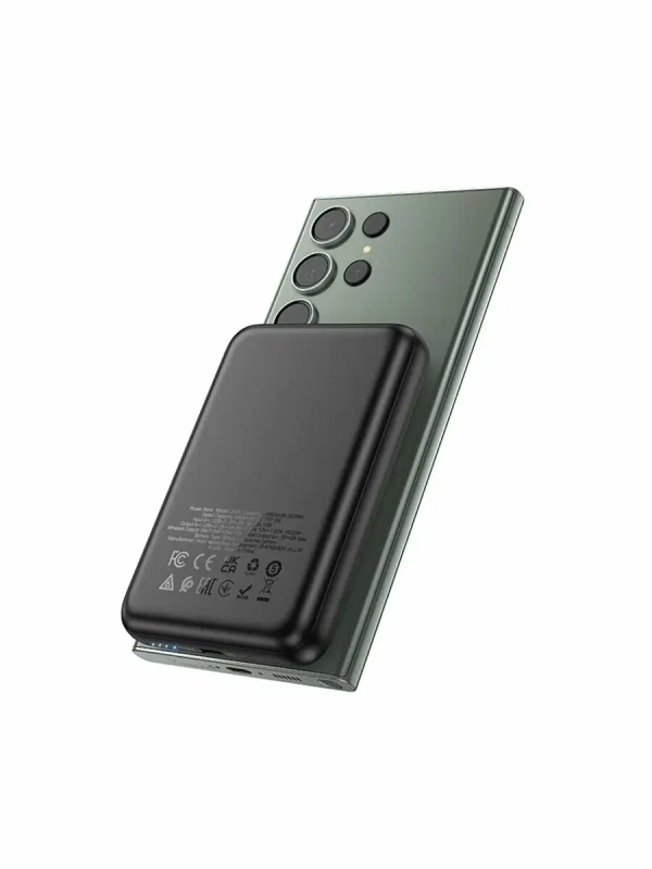 Быстрая зарядка. Беспроводной повербанк Hoco J141 10000 mAh черный. Быстрая зарядка. Беспроводной повербанк Hoco J141 10000 mAh черный.