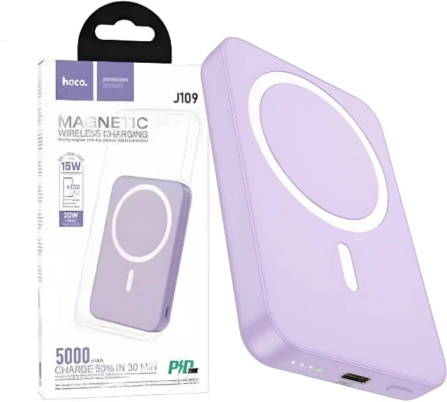 Внешний аккумулятор Hoco J109, 5000 мАч Внешний аккумулятор Hoco J109, 5000 мАч