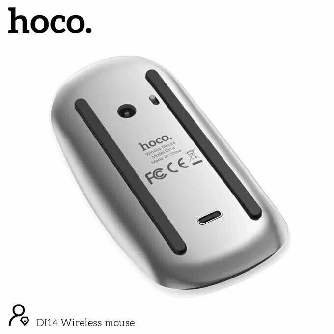 Мышь HOCO DI14, беспроводная, Bluetooth 5.0, оптическая, 1600 DPI, белая