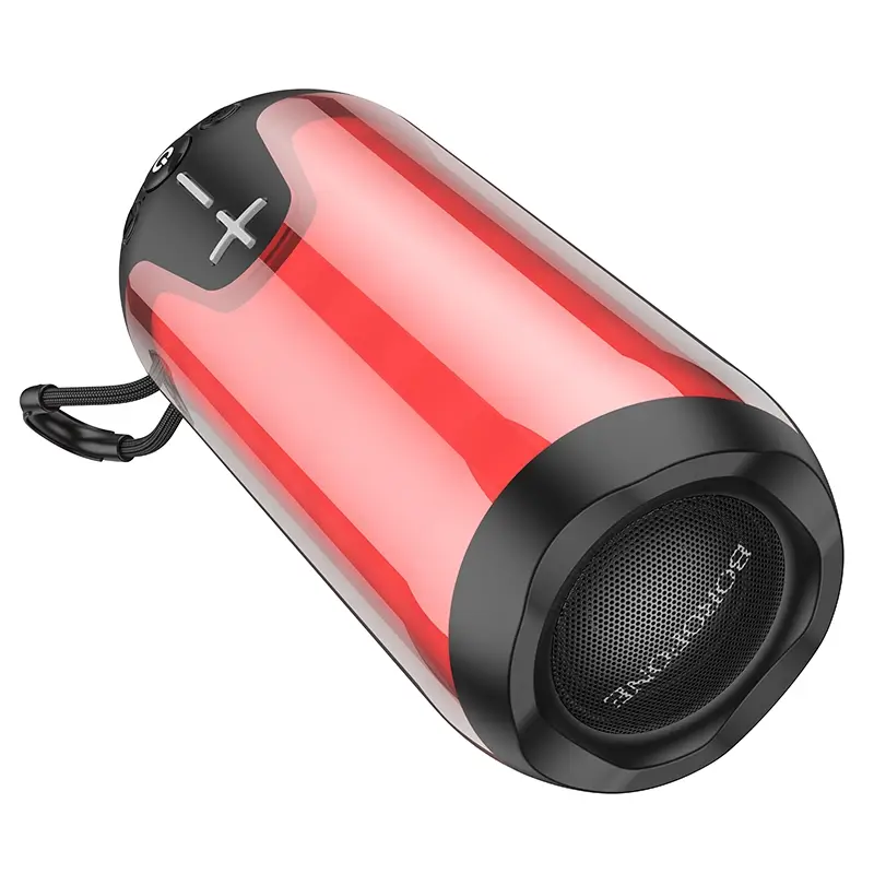 Портативная колонка BOROFONE BR33 (Bluetooth/USB/TF/AUX/светящаяся/5Вт) черная
