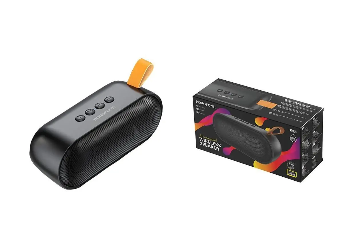 Акустика портативная (колонка) Borofone BR8 (Bluetooth) черный Акустика портативная (колонка) Borofone BR8 (Bluetooth) черный