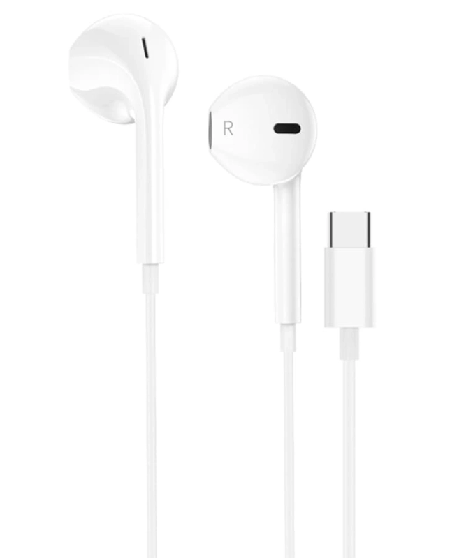 Наушники M101 Type-C HOCO белые Наушники M101 Type-C HOCO белые