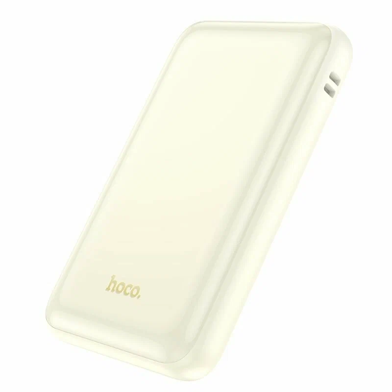 Портативный аккумулятор HOCO Q21 Great 22.5W+PD20W, 10000 мА ч, молочный Портативный аккумулятор HOCO Q21 Great 22.5W+PD20W, 10000 мА ч, молочный