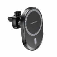Магнитный автомобильный держатель для телефона Borofone BH71 черный