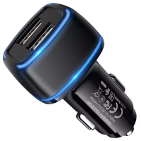 Автомобильное З/У USB Borofone BZ14 (2USB/12W)