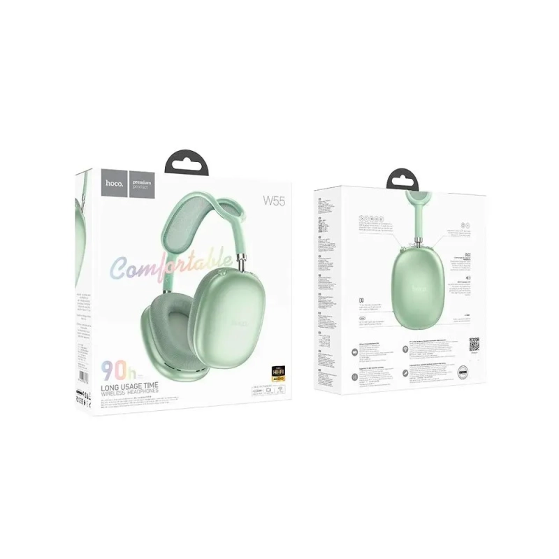 Беспроводные полноразмерные наушники Hoco "W55", шумоподавление, складные