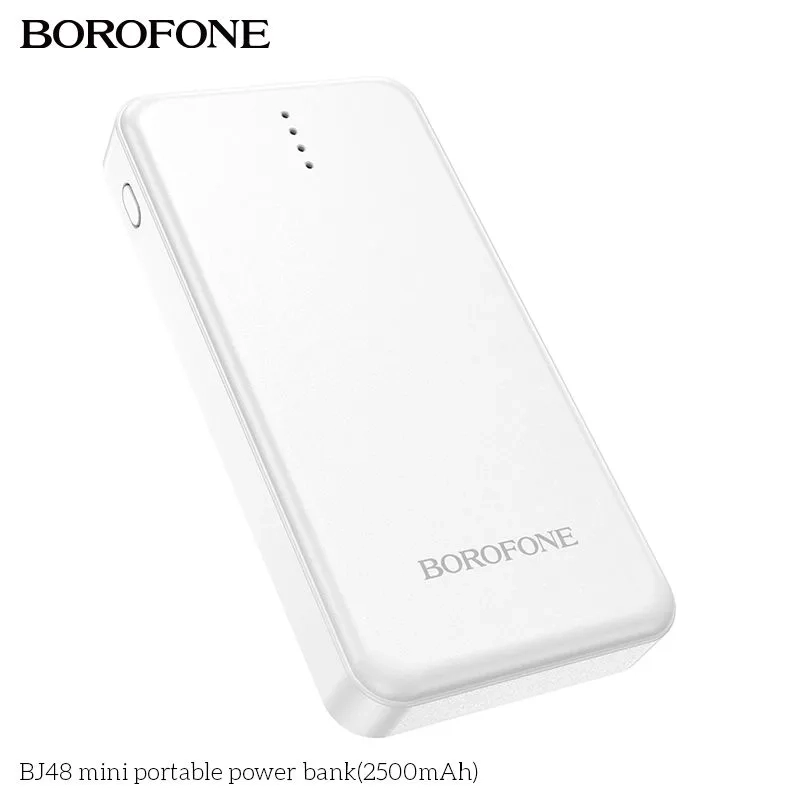 Мощный внешний аккумулятор BOROFONE BJ48 2500mAh Мощный внешний аккумулятор BOROFONE BJ48 2500mAh