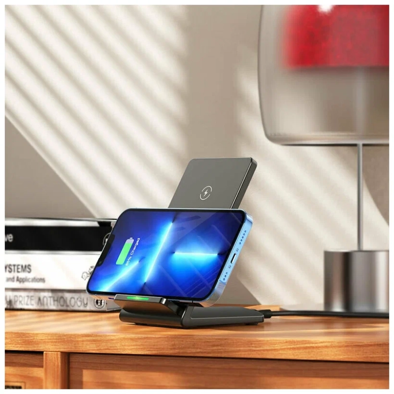 Беспроводное зарядное устройство Borofone BQ16 15W Белая Беспроводное зарядное устройство Borofone BQ16 15W Белая