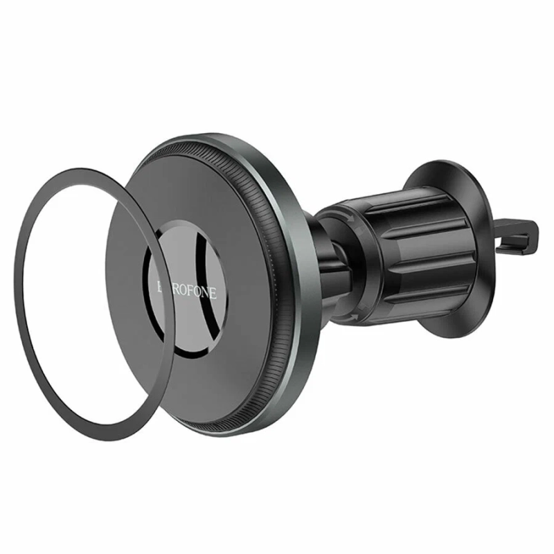 Автомобильный держатель с беспроводной зарядкой BOROFONE BH202, в девлектор, 15W