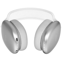 Беспроводные наушники Bluetooth Hoco W55 Plus (накладные, активное шумоподавление) Серебро