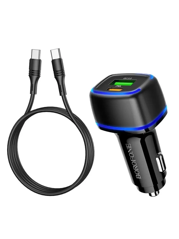 Зарядка для телефона в машину USB Type-С 3А PD20W Зарядка для телефона в машину USB Type-С 3А PD20W