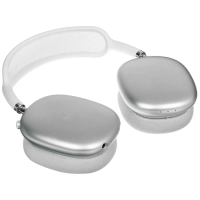 Беспроводные наушники Bluetooth Hoco W55 Plus (накладные, активное шумоподавление) Серебро