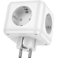 сетевой фильтр с 3 розетками (PD20W/1C3A)(EU/GER) Borofone BAC10 (white)