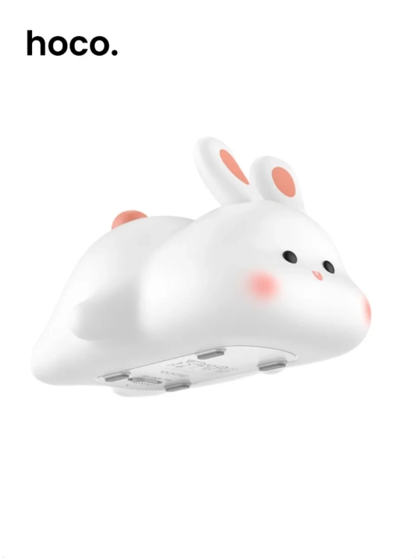 Ночник детский силиконовый светильник зайка HX16