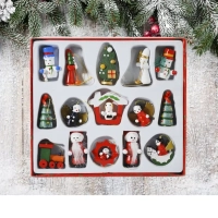 Набор ёлочных игрушек 15 штук Набор ёлочных игрушек 15 штук