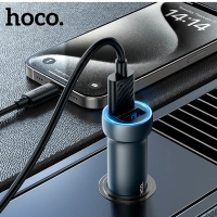 Автомобильное заряд. устр. Hoco Z54 2USB 15.5W серый