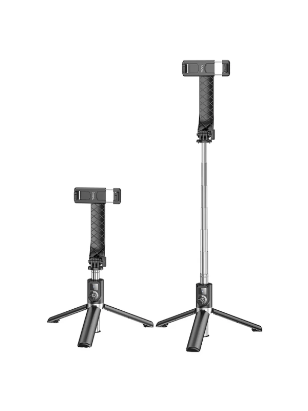 Монопод с пультом HOCO K20 беспроводной, черный Монопод с пультом HOCO K20 беспроводной, черный