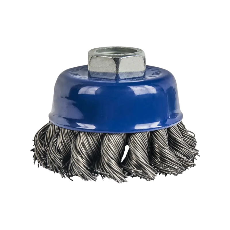 Кордщетка для УШМ чашеобразная витая 75 мм М14, Практика 032-461 Кордщетка для УШМ чашеобразная витая 75 мм М14, Практика 032-461