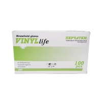 Перчатки виниловые неопудренные 50 пар/уп р.8 Перчатки виниловые неопудренные 50 пар/уп р.8