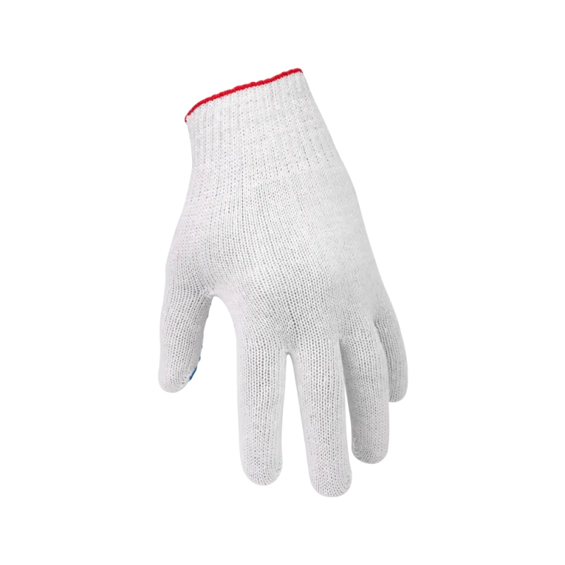 Перчатки х/б с ПВХ, 44гр, 10 класс, волна, белые Перчатки х/б с ПВХ, 44гр, 10 класс, волна, белые