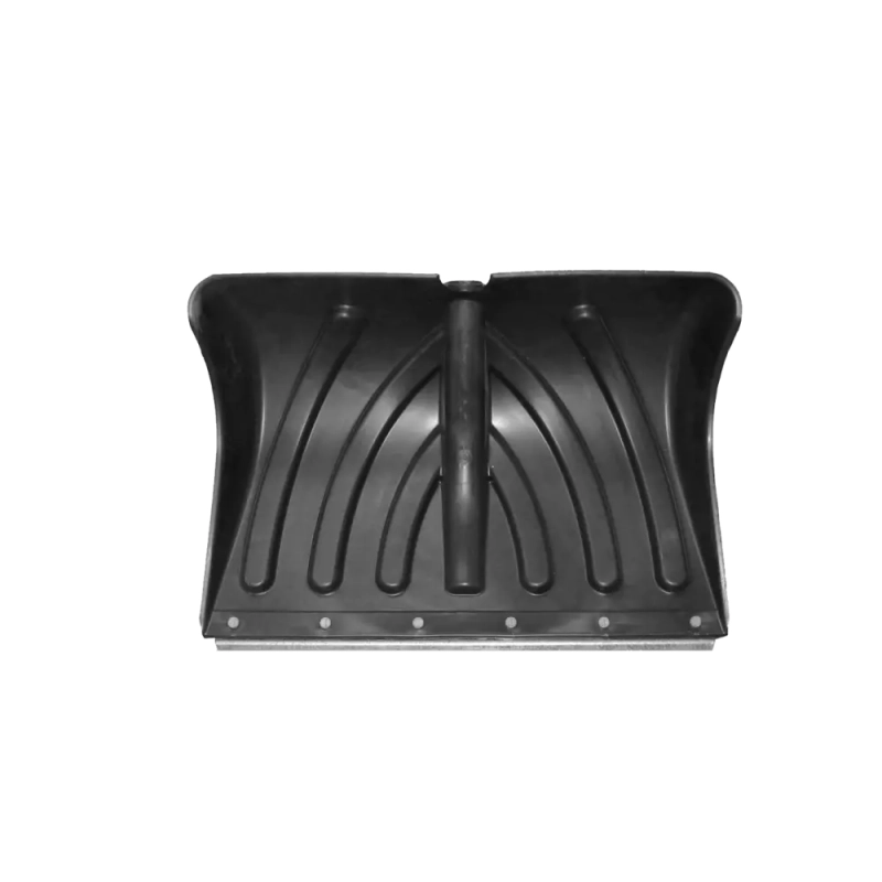 Лопата снеговая пластмассовая 465 х 340 мм с оцинкованной планкой