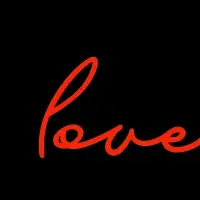 Трафарет для термопереноса на ткань и аксессуары love 26х4 см