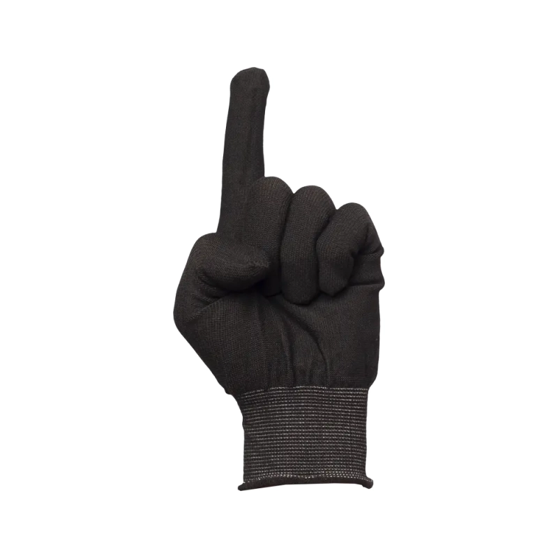 Перчатки нейлоновые без ПВХ черные 1402 (р.9-11) Перчатки нейлоновые без ПВХ черные 1402 (р.9-11)