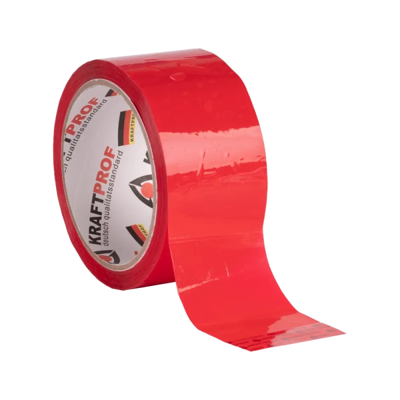 Клейкая лента полипропиленовая 48мм х 50м / 45мкм красная Клейкая лента полипропиленовая 48мм х 50м / 45мкм красная