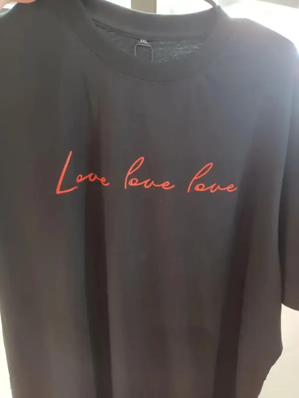Трафарет для термопереноса на ткань и аксессуары love 26х4 см
