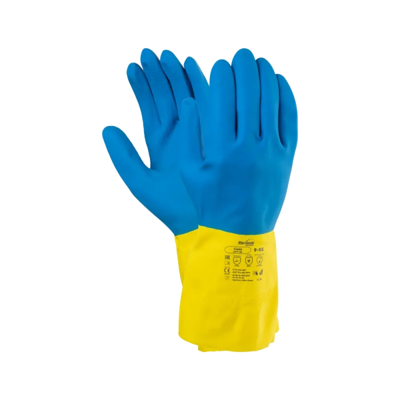 Перчатки латексные Manipula Рефлекс CG-949 (L-T-16), арт.1311 р.7