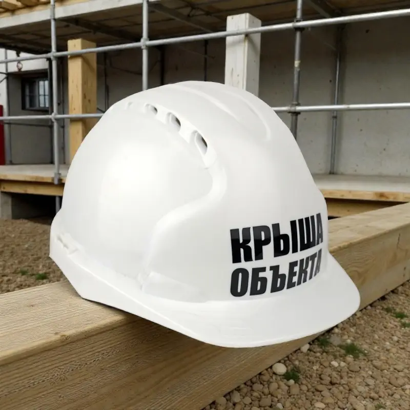 Каска защитная КРЫША ОБЬЕКТА с храповым механизмом Каска защитная КРЫША ОБЬЕКТА с храповым механизмом