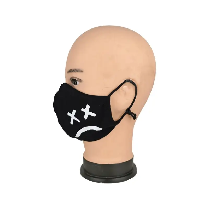 Маска многоразовая двухслойная лого ХХ (ткань,100% х/б) Маска многоразовая двухслойная лого ХХ (ткань,100% х/б)