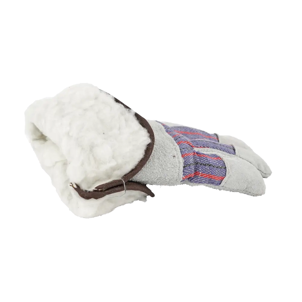 Перчатки спилковые комбинированные утеплённые Ангара 0115 Перчатки спилковые комбинированные утеплённые Ангара 0115