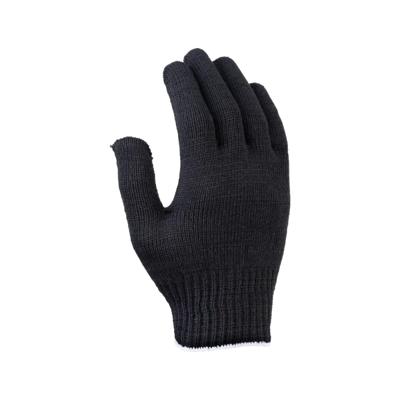 Перчатки х/б с ПВХ, 48гр, 10 класс, точка, черные Перчатки х/б с ПВХ, 48гр, 10 класс, точка, черные