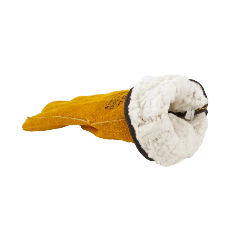 Перчатки утепленные спилковые, искусственный мех, арт. 0128 Перчатки утепленные спилковые, искусственный мех, арт. 0128