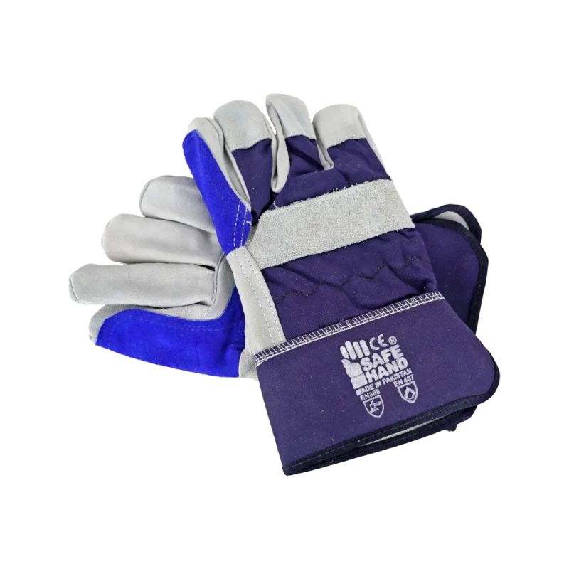 Перчатки спилковые комбинированные Сафари Плюс (Докер), Fort 0110