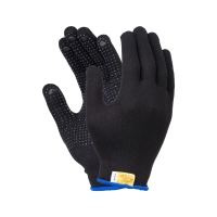 Перчатки (р. 9) ПВХ Микрон MG-112 (TNG-28), арт.1418 черные