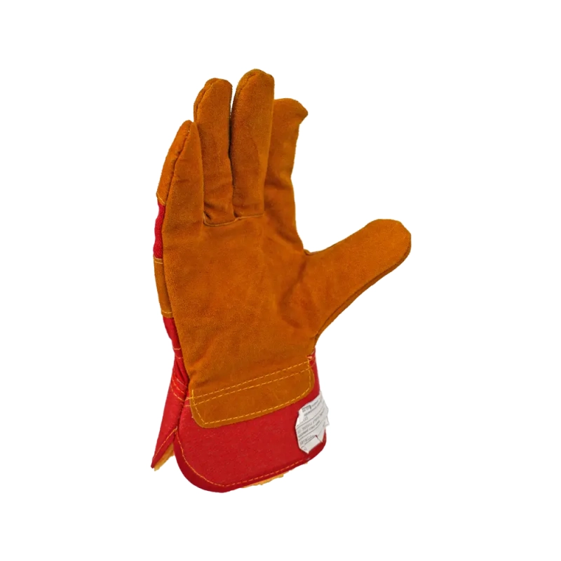 Перчатки спилковые комбинированные утеплённые Перчатки спилковые комбинированные утеплённые