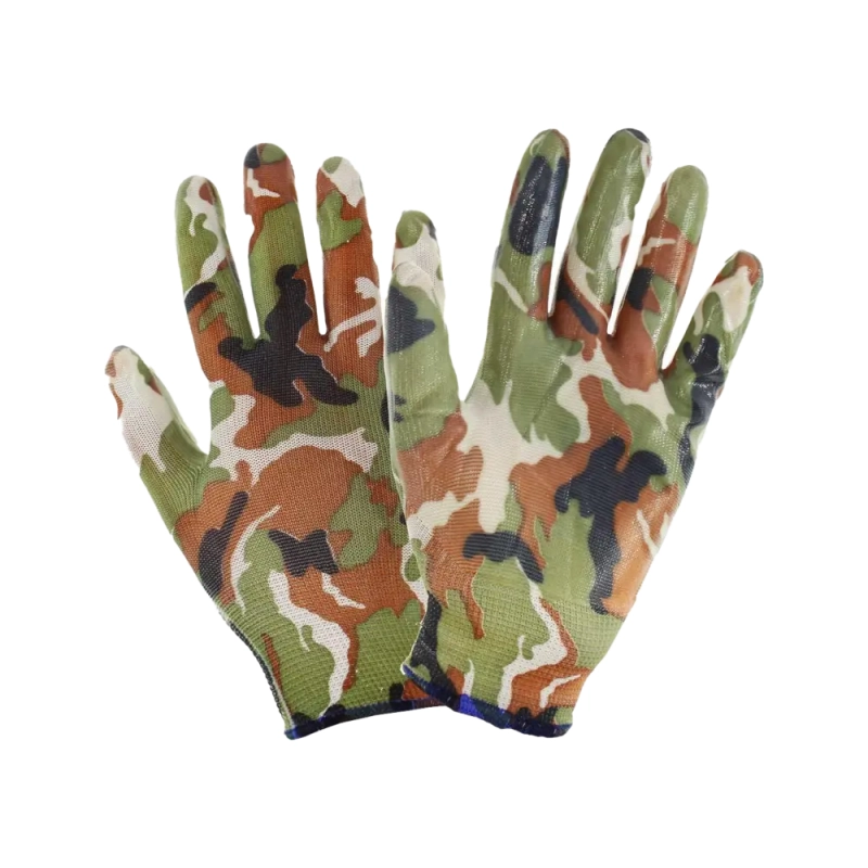 Перчатки нейлоновые с нитрилом садовые 1422 Перчатки нейлоновые с нитрилом садовые 1422