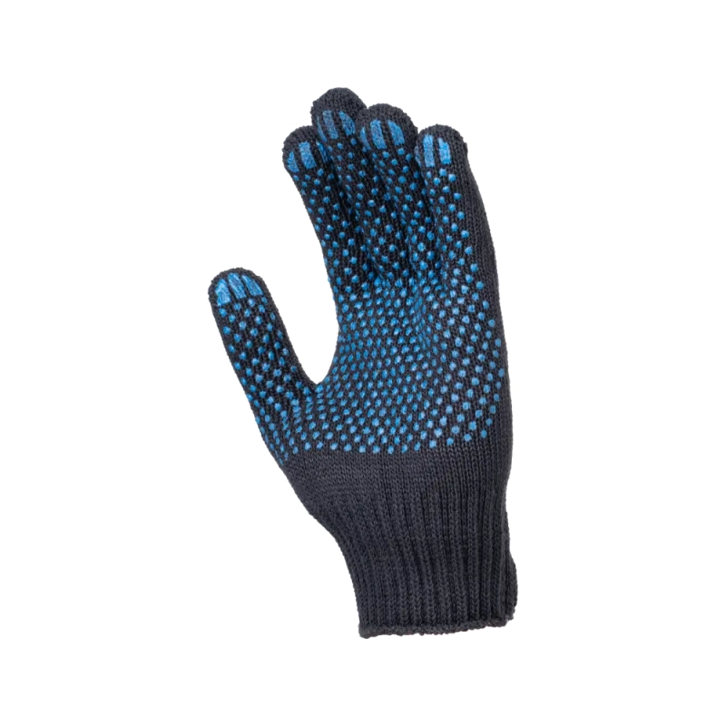 Перчатки рабочие х/б полушерсть с ПВХ, 7 класс, 65гр,