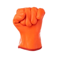 Перчатки ПВХ утеплённые бензомаслостойкие TM 2Hands Аляска, манжет - жесткая крага 3027 Перчатки ПВХ утеплённые бензомаслостойкие TM 2Hands Аляска, манжет - жесткая крага 3027