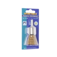 Кордщетка для дрели кистеобразная мягкая 22 мм хвост 6 мм, Практика 773-439 Кордщетка для дрели кистеобразная мягкая 22 мм хвост 6 мм, Практика 773-439