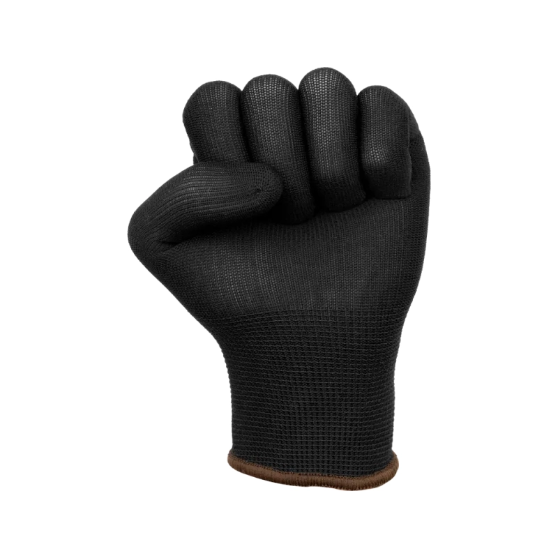 Перчатки нейлоновые без ПВХ, арт.1423 черные (р.8) Перчатки нейлоновые без ПВХ, арт.1423 черные (р.8)