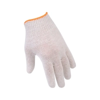 Упаковка перчаток (10 пар) х/б без ПВХ, 10 класс, 33гр, (белые)