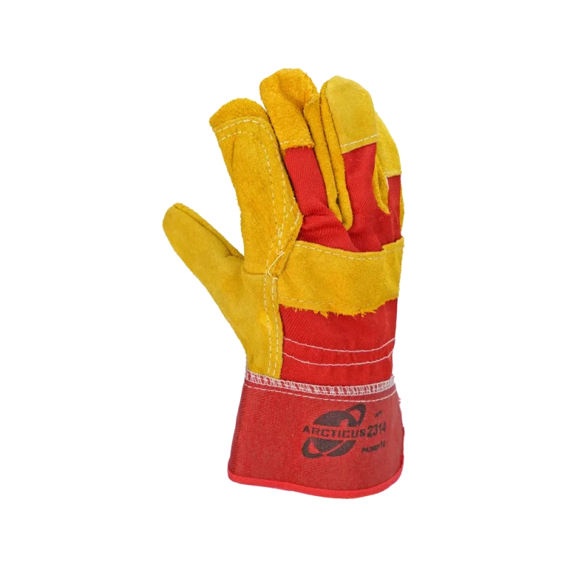 Перчатки спилковые комбинированные Ангара, 0115 Перчатки спилковые комбинированные Ангара, 0115